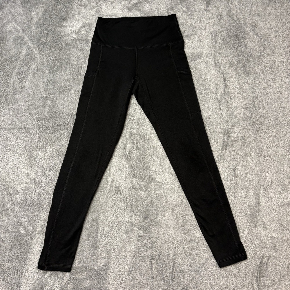 aerie active wear‎ pants womens size S legging stretch elastic waist black